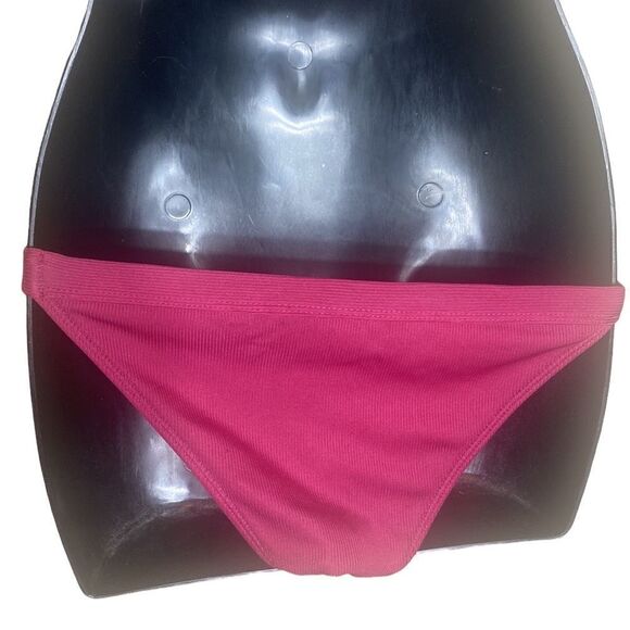 L.A. hearts small bikini bottom maroon ribbed - Picture 4 of 6